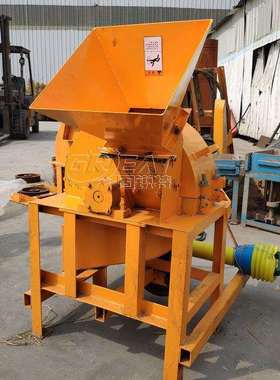 车头拖带树枝粉碎机无动力PTO碎木机小型木片机