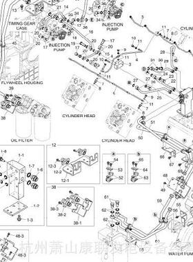 89CM825六角法兰螺栓DP222CC斗山