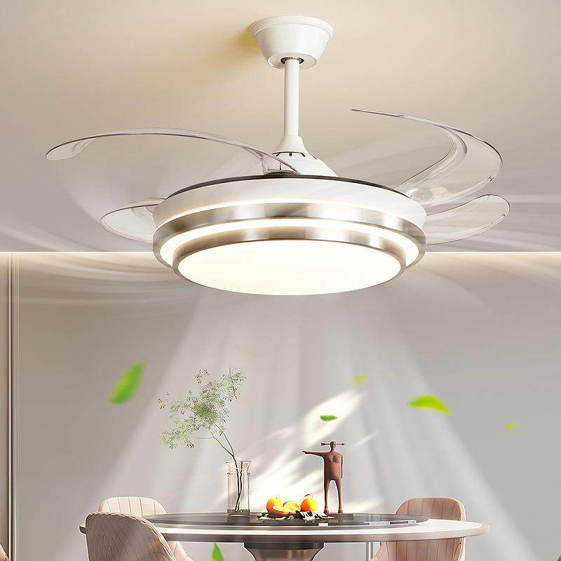 园欧特朗风扇灯客厅灯现代简约主灯全光谱led吸顶灯餐厅隐形吊扇