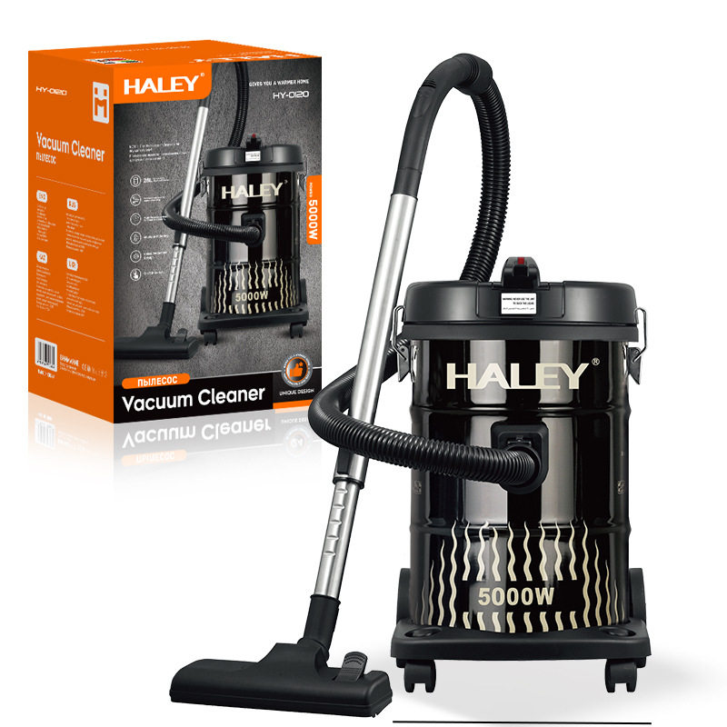 HALEY欧规跨境吸尘器家用6m线长干湿两用吸尘器28L除尘清洁桶