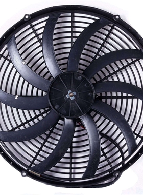 生产冷藏车用电子扇直流马达轴流散热风扇 替换SPAL 16寸薄款