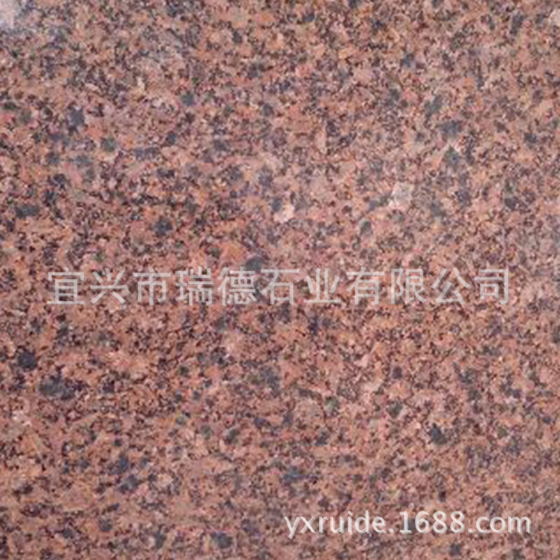 厂家批发贵妃红石材路沿石贵妃红花岗岩