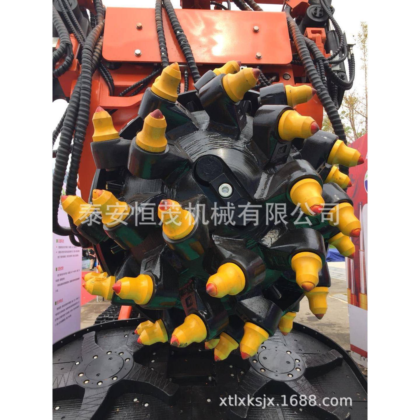 截齿矿用掘进机采煤机组件配件滚筒截割头采煤机掘进机大修