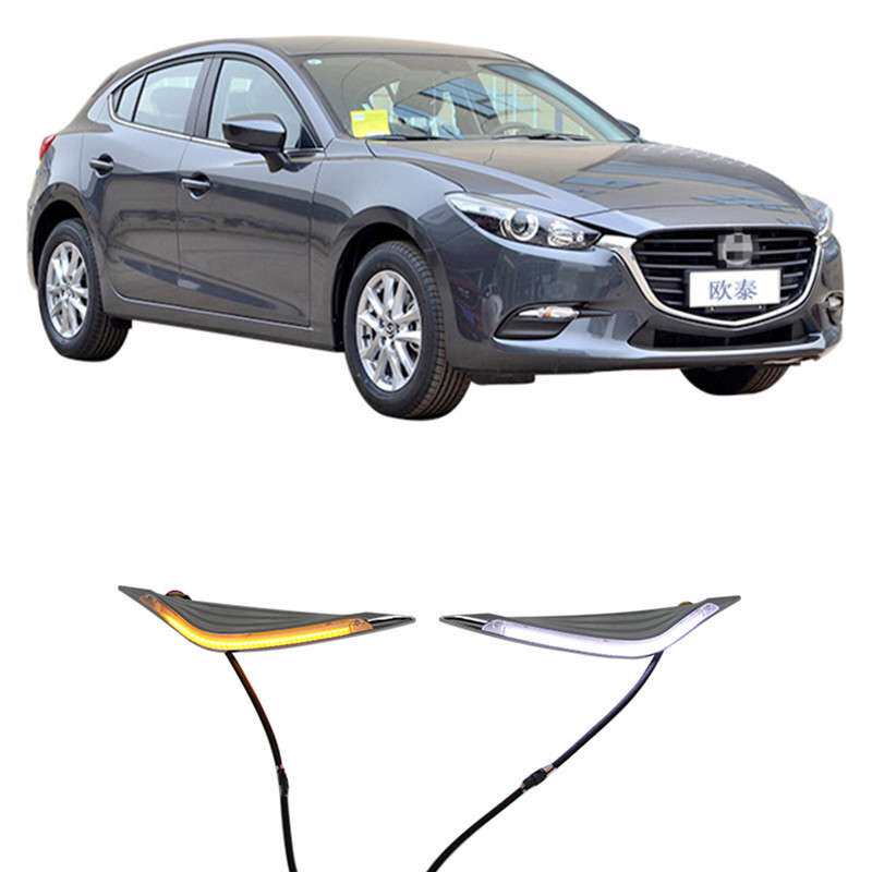17款 AXELA HEAD LIGHT LED 昂科塞拉前灯眉 前
