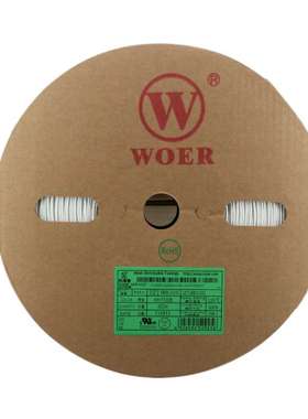 沃尔热缩管白色透明热缩套管绝缘管可代客切管印字号码管WORE