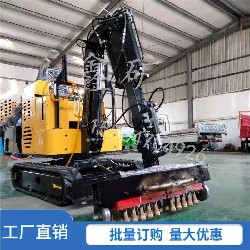 挂载式桥梁凿毛器机载凿毛机地铁桥梁施工隧道矮边墙混凝土凿毛机