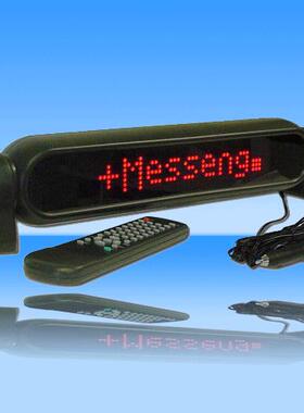 LED显示屏P4.6·7*50Led汽车条屏单蓝色显示led车载条屏多国语言