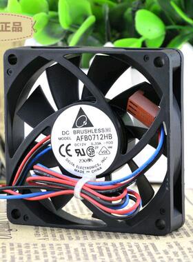 原装台达DELTAAFB0712HBDC12V0.33A70x70x15MM双滚珠散热风扇