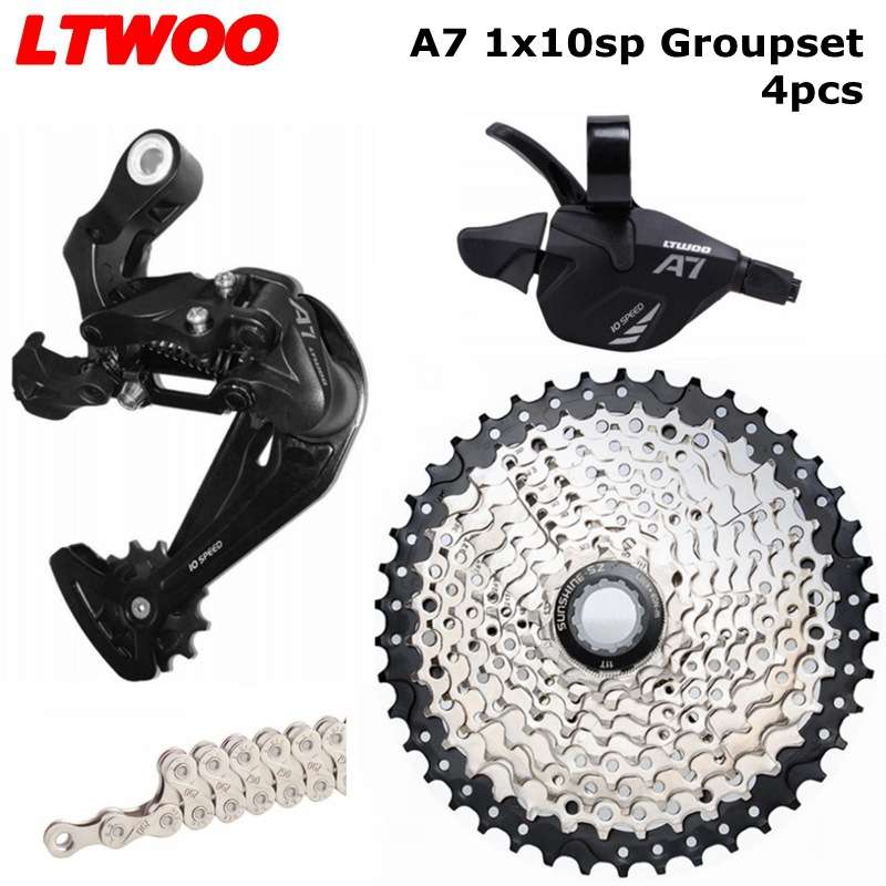LTWOO蓝图A7变速器10速山地车套件30速指拨后拨链条飞轮M6000
