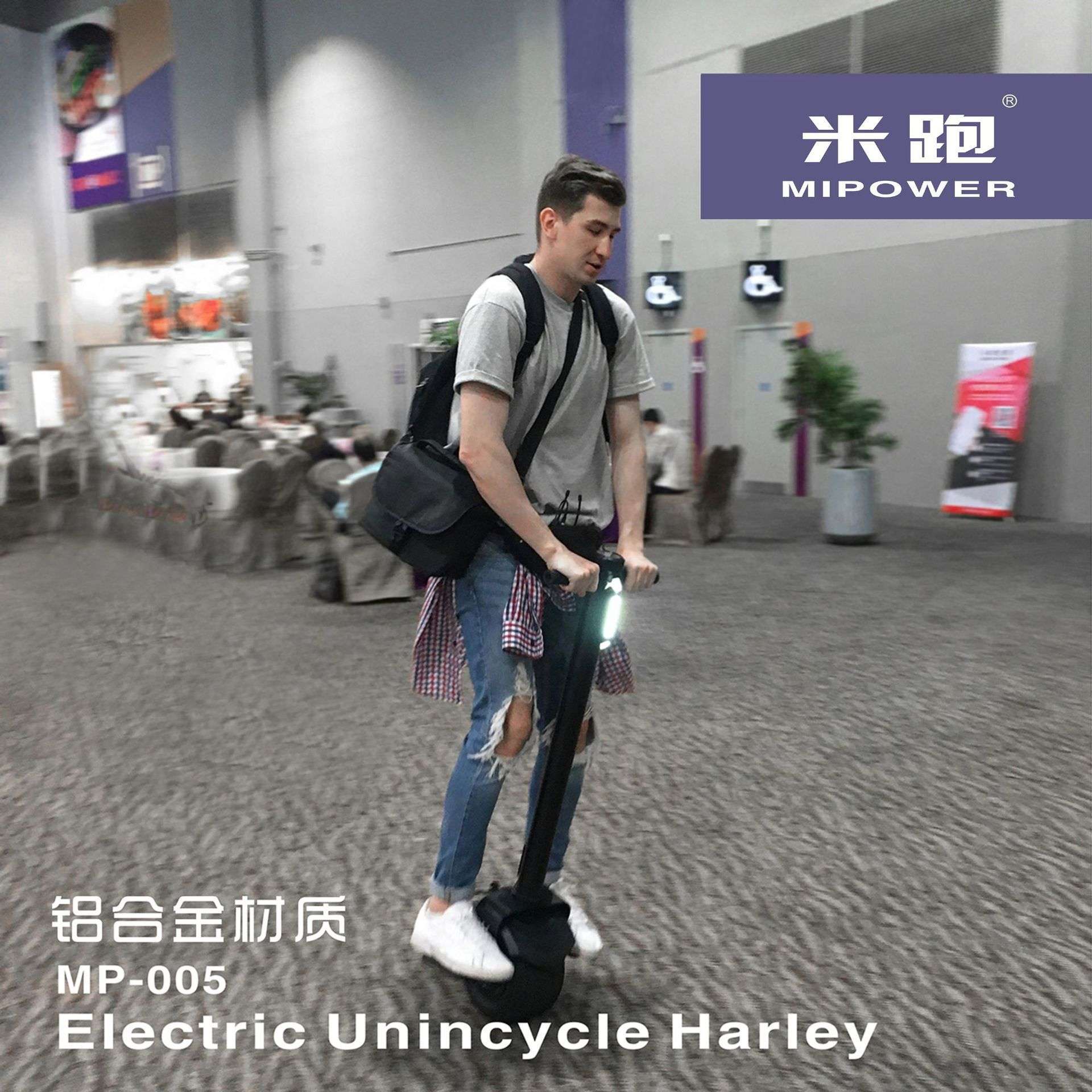 Scooter米跑MP005铝合金电动独轮宽胎哈雷越野体感车平衡车