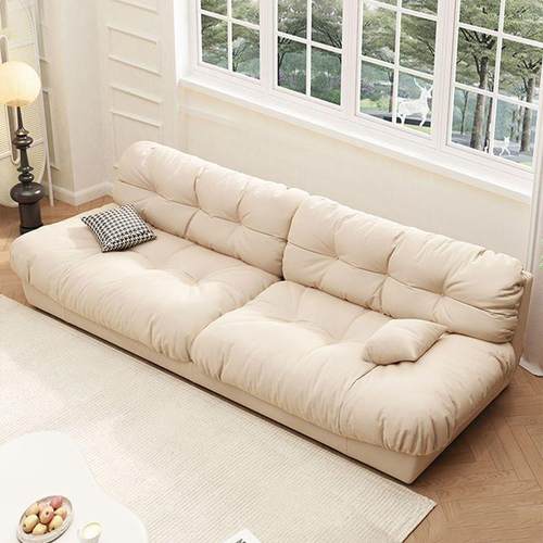 云朵沙发新款现代简约奶油风沙发小户型客厅出租屋直排双三人沙发