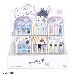 新代G054818F幽幽家族笔帽组架装学生铅笔延长器幼儿园笔尖保护套