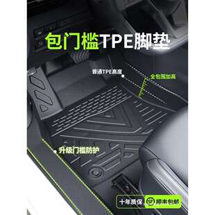适用于A6L/A4L/A3/Q5/Q3/Q2全包围TPE汽车脚垫车内装饰昌赫
