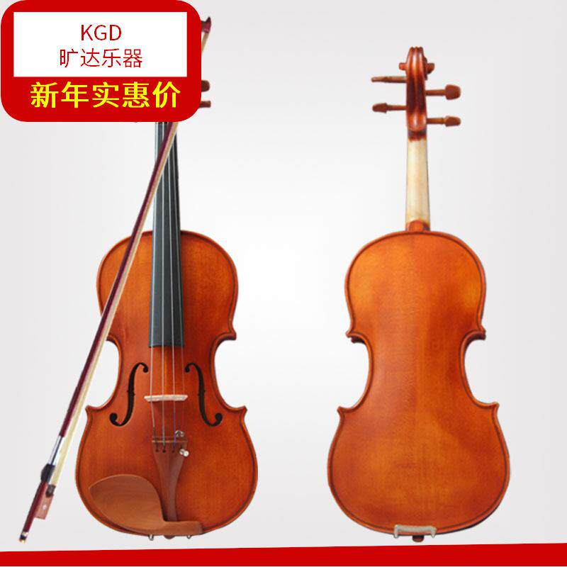 全手工实木小提琴哑光工艺音质好型号齐全买一送七