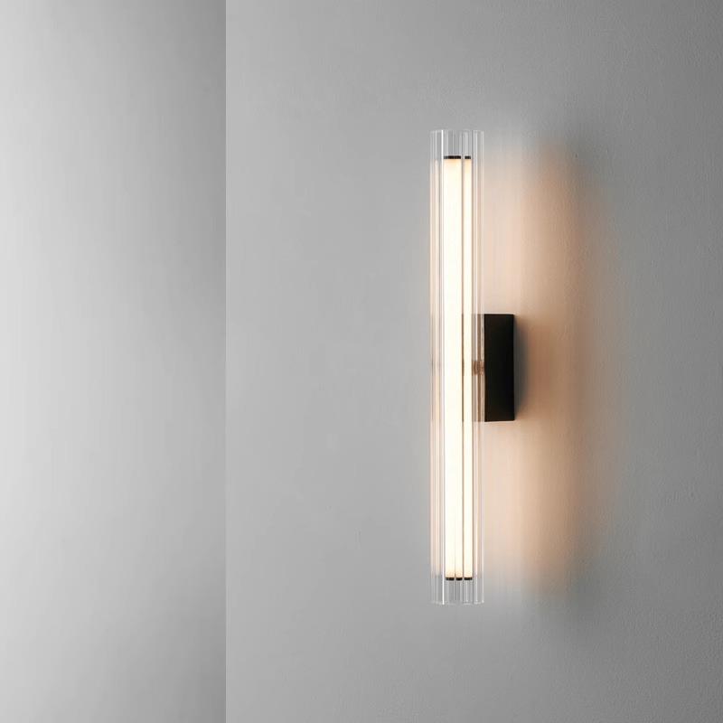 2025卧室床头壁灯意式玻璃极简现代简约设计师客厅电视墙长条壁灯