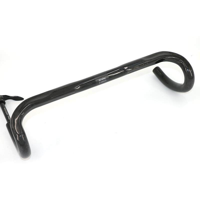 无标全碳纤维25.4MM复古公路自行车把手折叠小轮车小弯型改装弯把