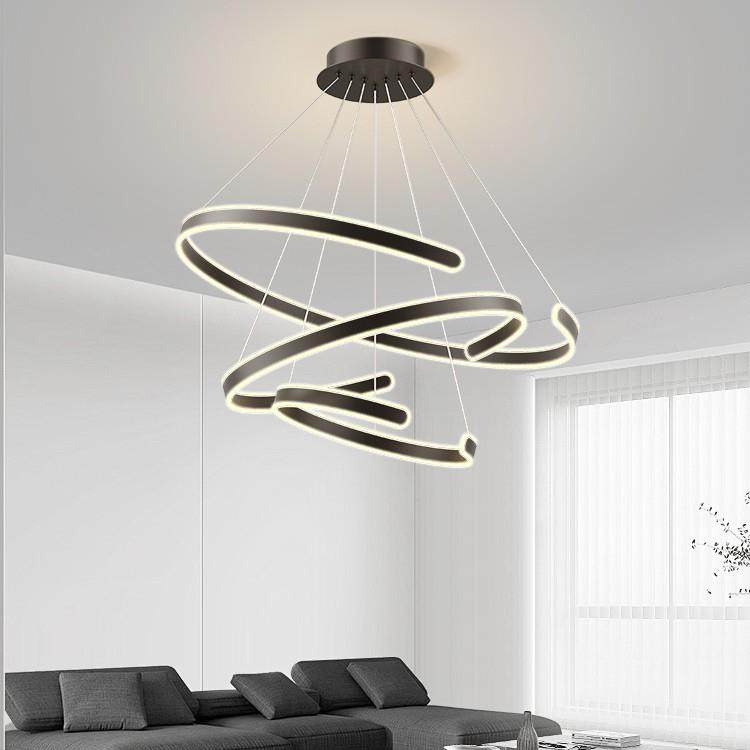 客厅吊灯极简现代简约2024年新款led餐厅吊灯轻奢大气卧室灯