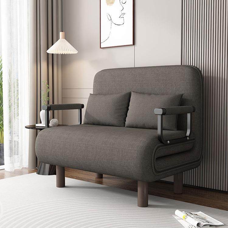 懒人可折叠沙发床两用阳台客厅小户型网红款双人椅推拉伸缩可变床