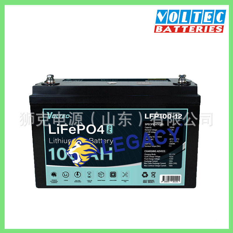 德国Voltec蓄电池LFP100-12深循环系列电池12V100AH电瓶