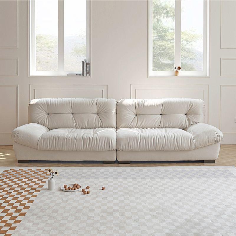 意式轻奢小型科技布沙发简约现代家用小户型奶油风baxter网红沙发