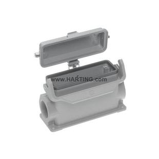 HARTING哈丁09300242295单扣加高款 带防尘盖2PG29底座 表面安装