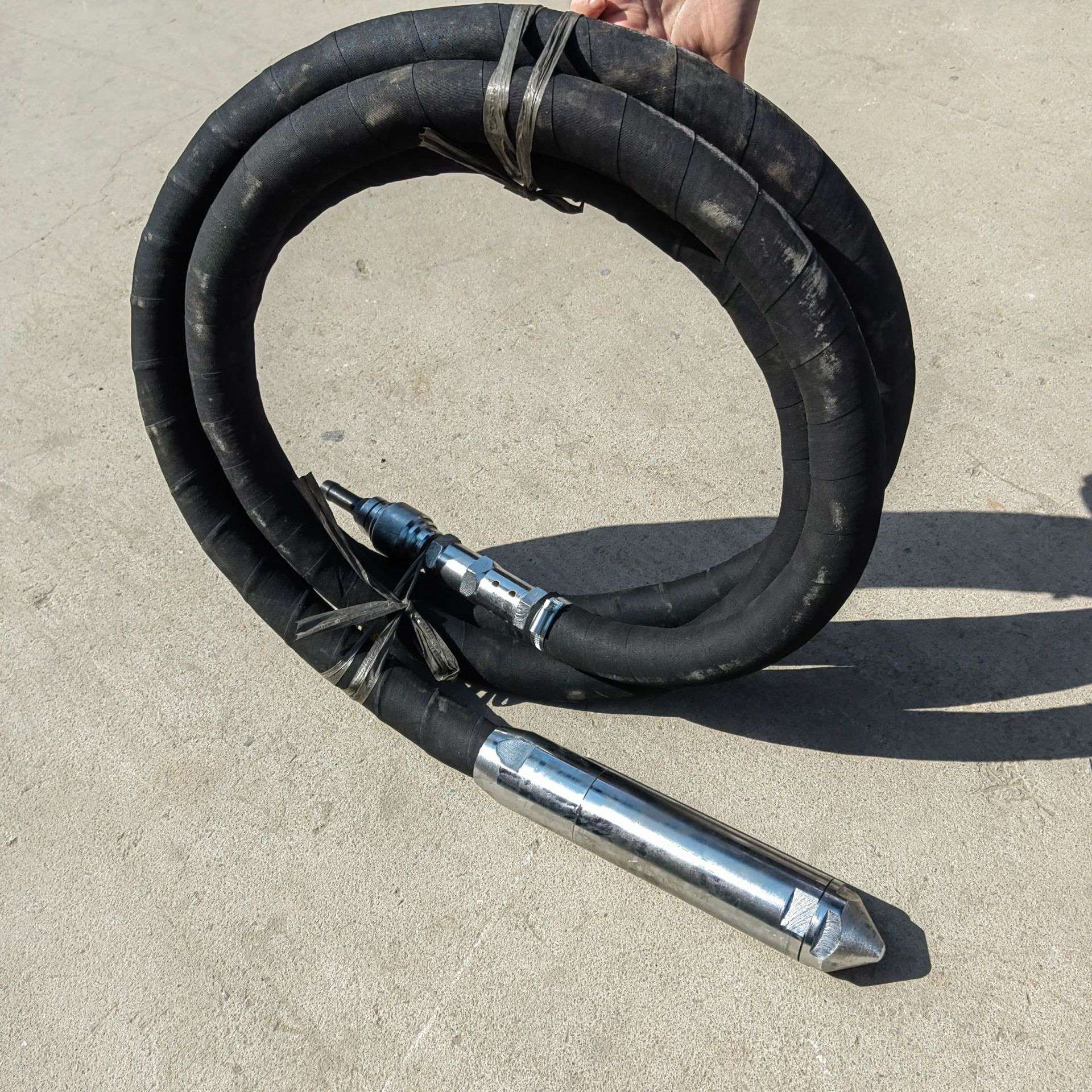 ZDP58型除蜂窝震动器风动振捣器插入式振捣棒头矿用混凝土振实器