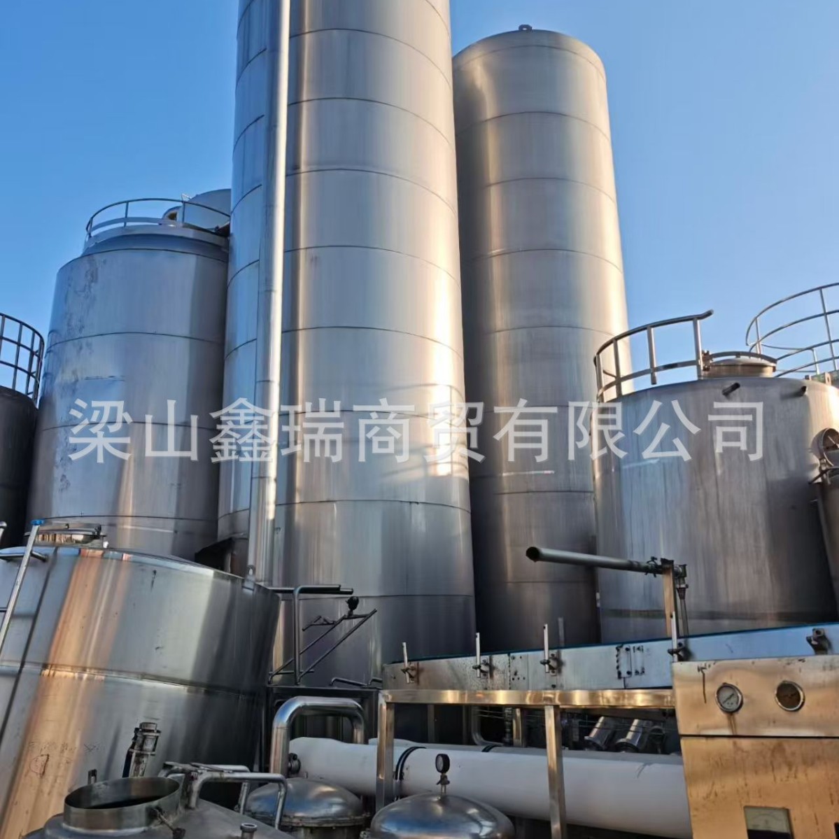 大型不锈钢储罐储油储水罐 双层化工乳化设备恒温发酵液体储存罐
