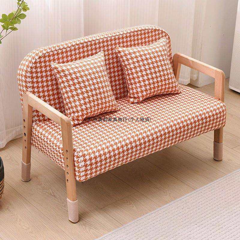 双人沙发儿童阅读教书幼儿园小沙发实木公主宝宝孩女孩座椅阅读椅