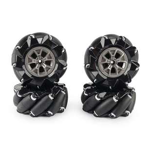 全向轮塑料麦轮 wheel ros车轮一套四只 mecanum 80mm麦克纳姆轮