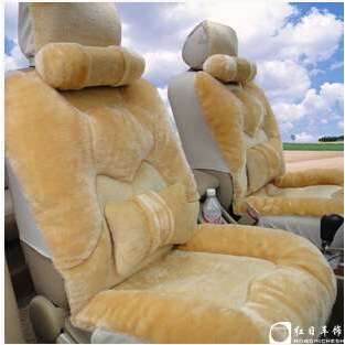 汽车坐垫冬季毛绒羽绒棉秋冬天汽车座垫保暖冬垫全包加厚宝来朗逸