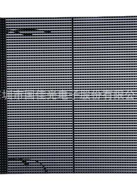 国佳P15.625室外LED格栅屏led镂空显示屏防水透明屏防风透明显示