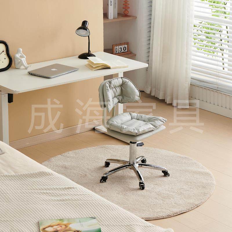 带靠背梳妆台理发师凳子可旋转万向滑轮升降椅理发店凳子发廊