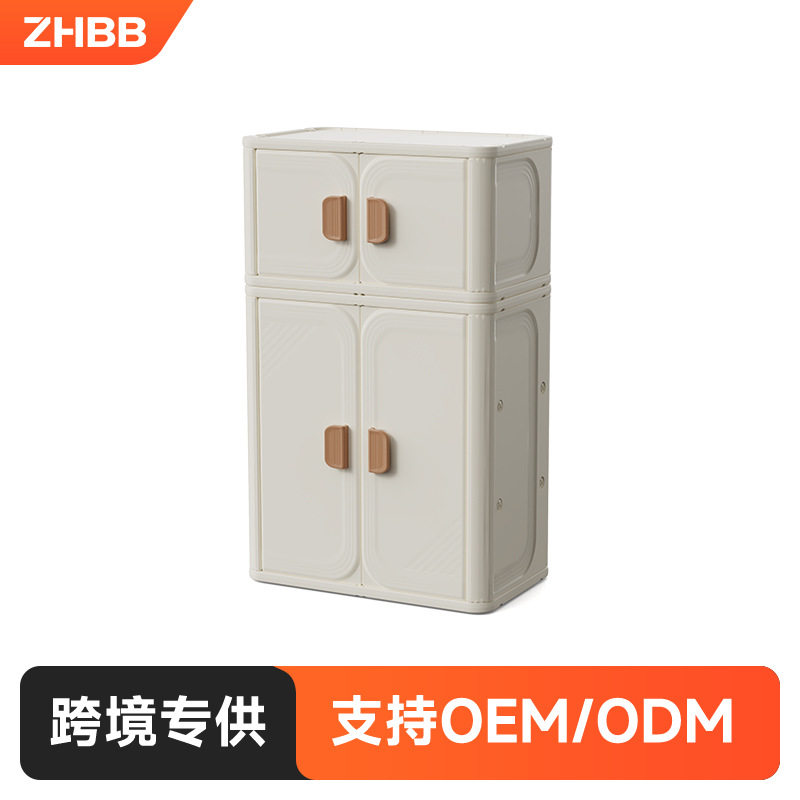 跨境儿童玩具收纳架落地家用婴儿用品多功能衣柜储物柜置物架