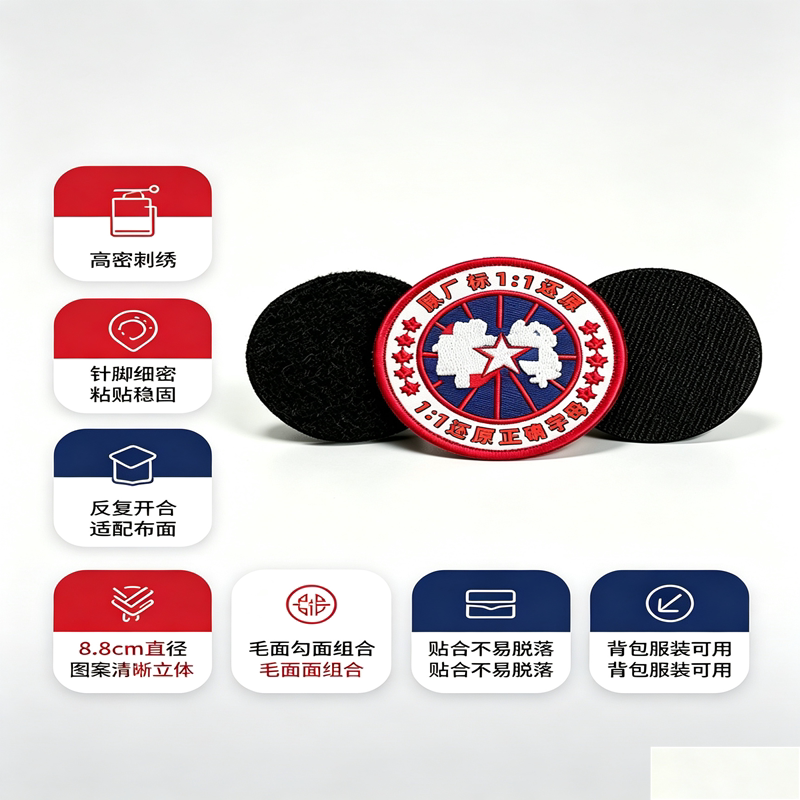 潮牌大鹅logo自粘修补贴