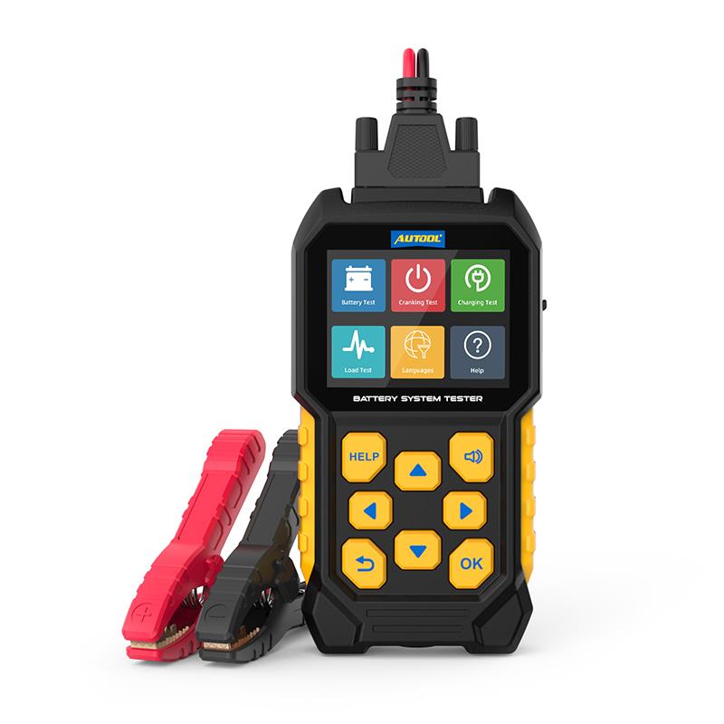 AUTOOL 汽车电瓶蓄电池检测仪12V24V电池电压电量寿命电阻测试仪
