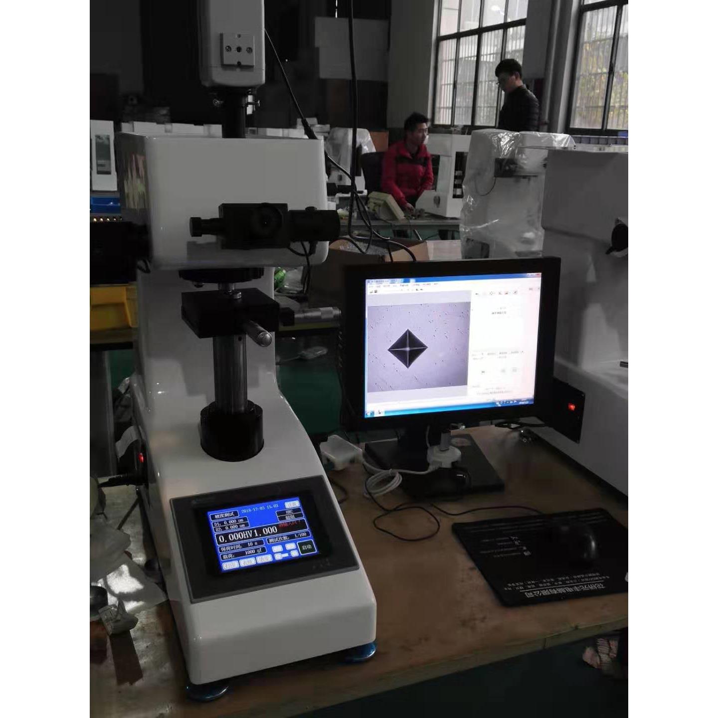 HV-1000显微硬度计数显自动转塔表面渗碳层热处理薄片维氏硬度计