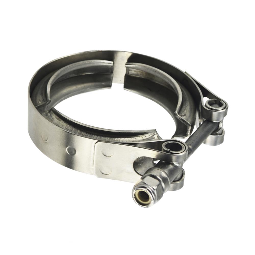 304不锈钢高防锈耐高温V型卡箍 排气管v型沟槽卡箍管卡子管箍