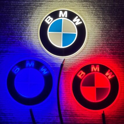 适配宝马BMW4D发光车标灯