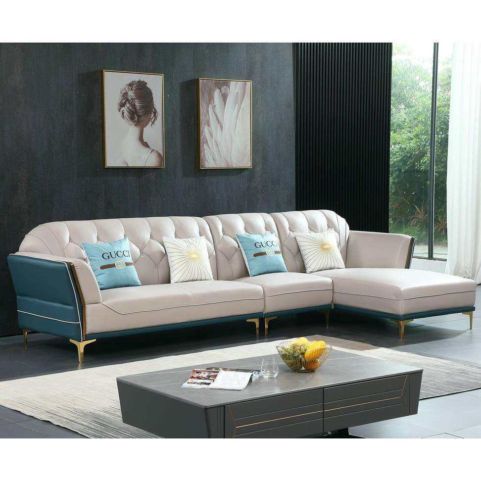 意式极简设计师沙发科技布三人位转角现代北欧小户型客厅真皮沙发