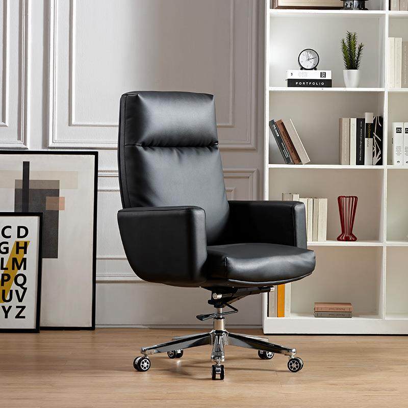 人体工学椅皮革办公转椅卧室学习书桌椅靠背化妆椅家用电脑椅