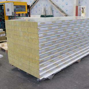 岩棉烘道板保温A级夹芯板隔热隔音复合岩棉板