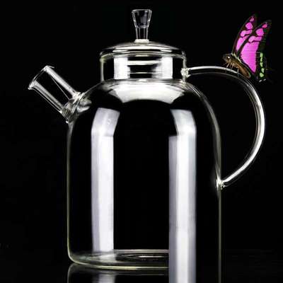 玻璃煮茶壶全玻璃烧水壶电陶炉耐高温高硼硅纯养生壶大容量单茶壶