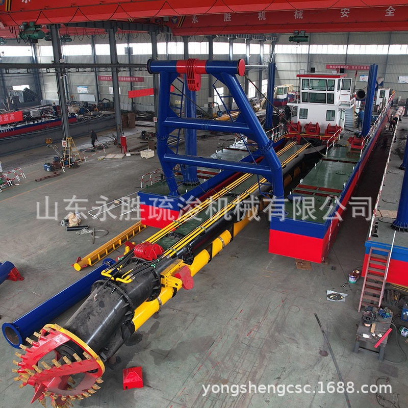 跨境出/口到非洲的大型挖泥船 深水区绞吸式抽砂船 尾矿库清淤船