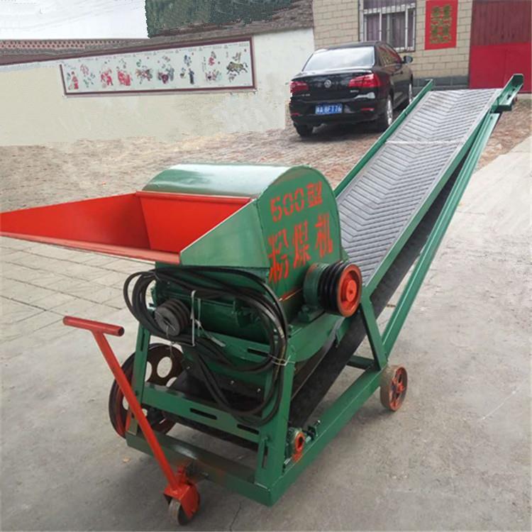 移动式花卉种植泥土粉碎机花土花肥打碎机污泥肥料破碎机