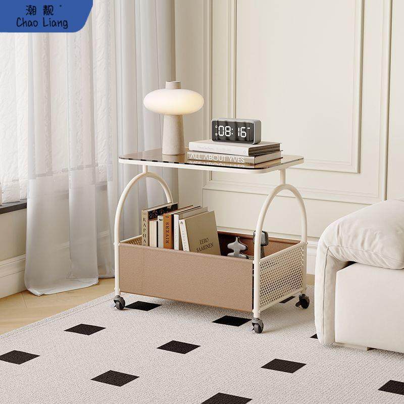 北欧钢化玻璃可移动沙发边几边柜简约现代多层侧角几小茶几小推车,纺织面料/辅料/配套,纺织机械配件,淘宝优惠券,粉丝福利购,淘宝优惠卷