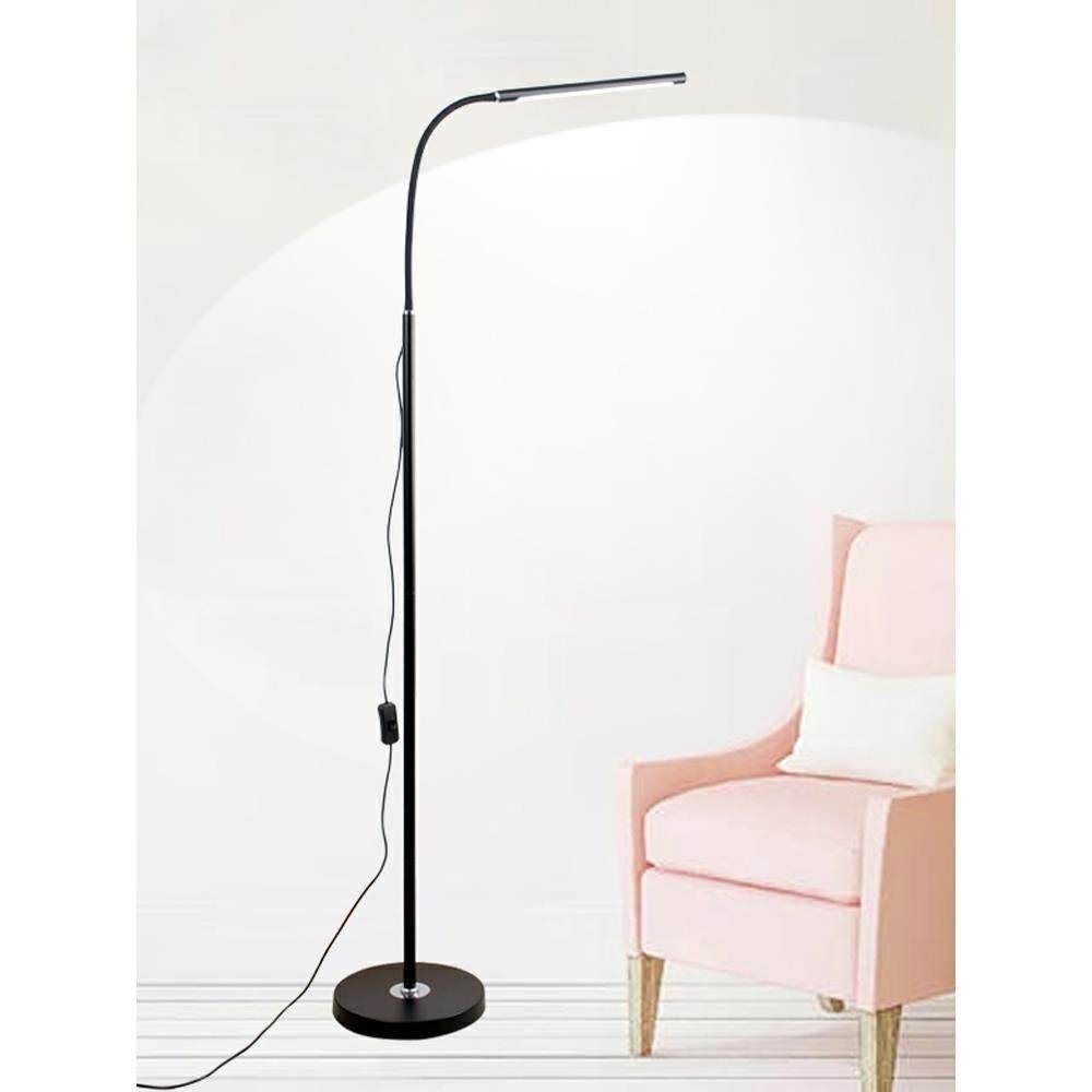 钦光LED学习落地灯卧室书房阅读立式台灯钢琴灯简约现代客厅地灯