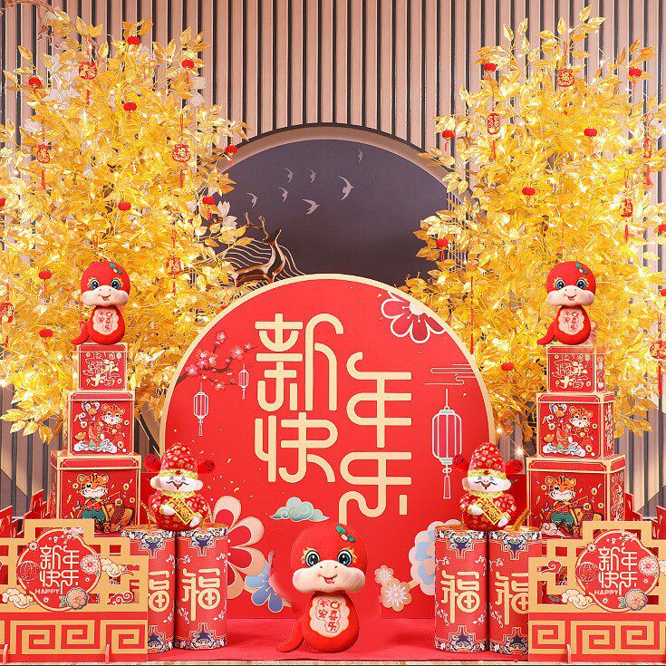 2026马年春节美陈摆件装饰套餐