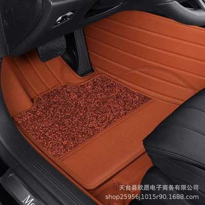 适用于奔驰e300lglc300glc260gle350s400专用真皮全包围脚垫