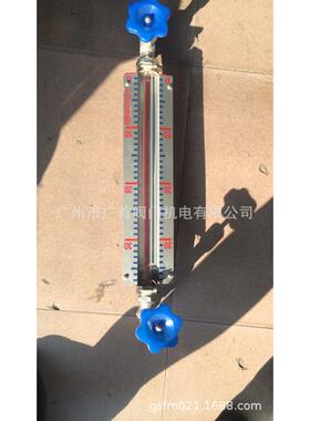 X49W-16P不锈钢玻璃管液位计法兰卡盘块状螺纹考克液位计