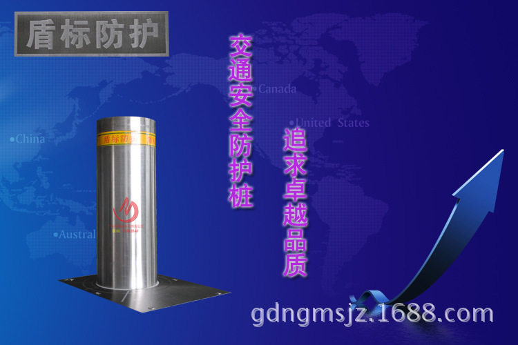 不锈钢防撞反光升降柱厂家直供